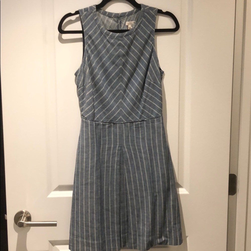 J crew Jean dress with cut out . Bundle only
